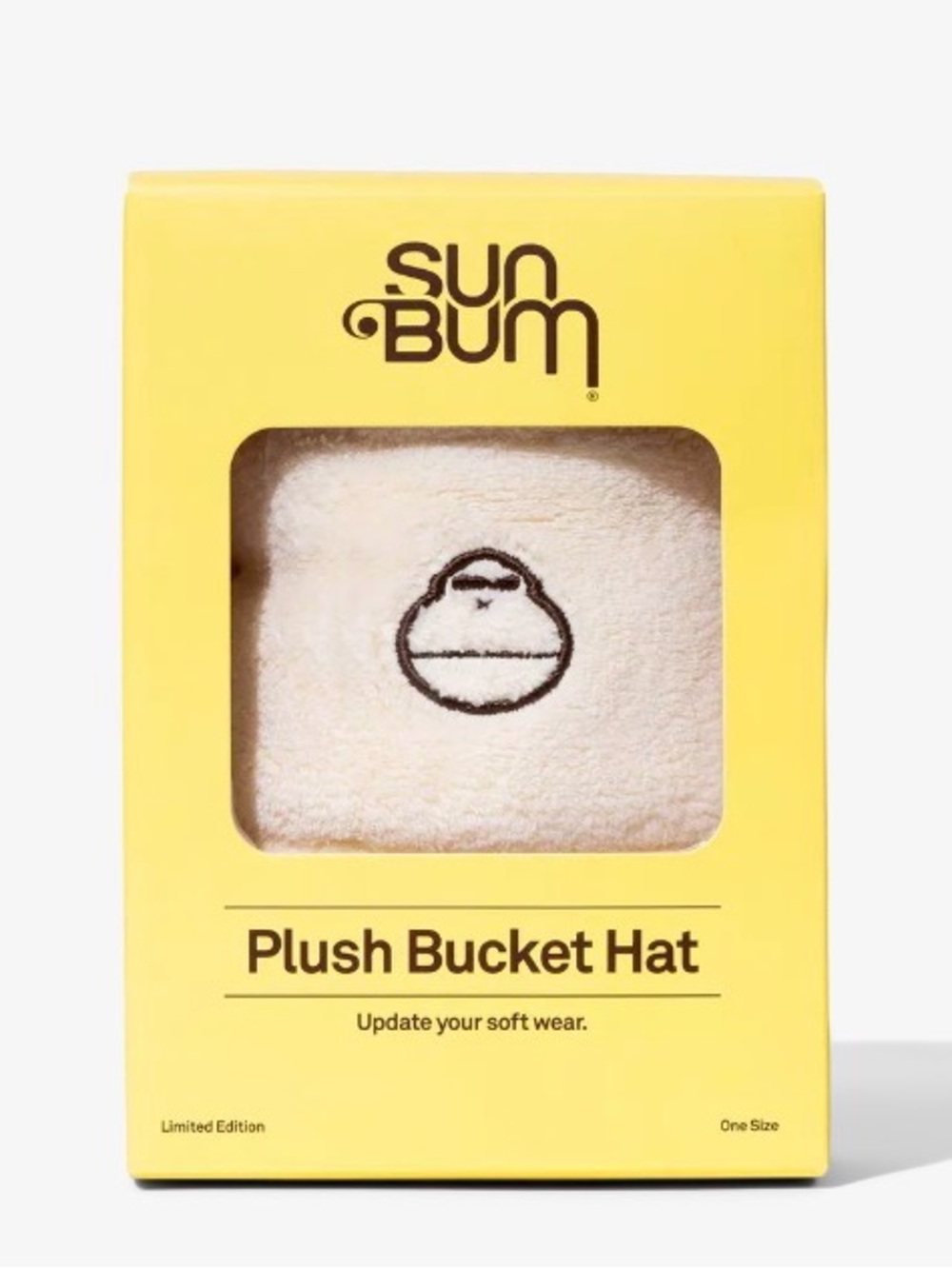 Sun Bum Plush Bucket Hat in Cream Color
